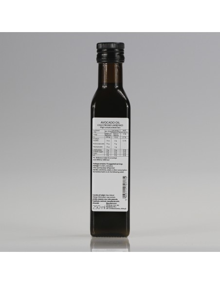 Olej z Awokado, zimnotłoczony nieoczyszczony Ol'Vita 250ml