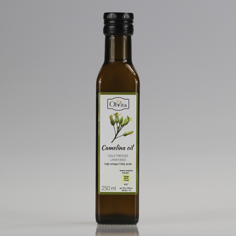 Camelina Oil, cold-pressed, unrefined Ol'Vita 250 ml
