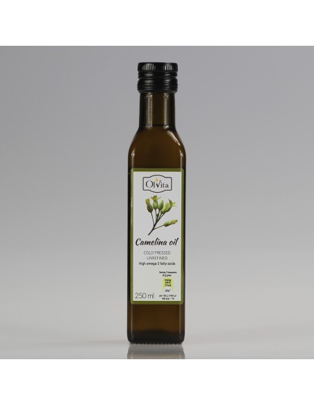 Camelina Oil, cold-pressed, unrefined Ol'Vita 250 ml