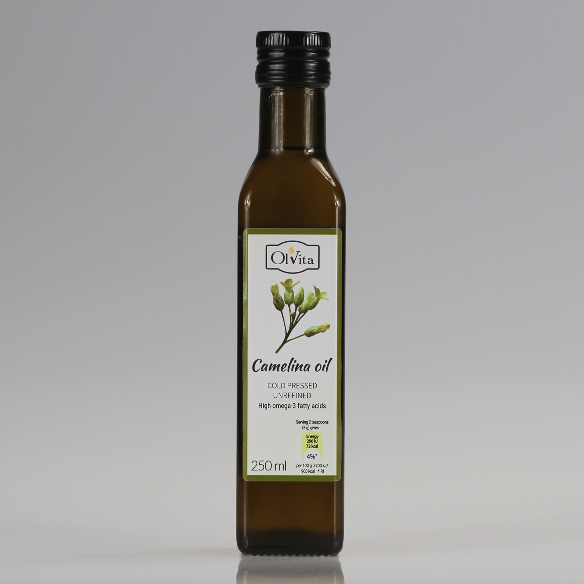 Camelina Oil, cold-pressed, unrefined Ol'Vita 250 ml