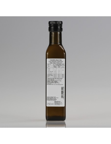 Camelina Oil, cold-pressed, unrefined Ol'Vita 250 ml