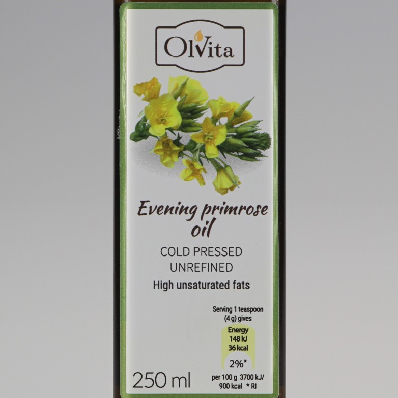 Olej z Wiesiołka - zimnotłoczony, nierafinowany Ol'Vita 250 ml