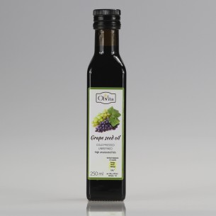 Olej z Pestek Winogron, zimnotłoczony, nieoczyszczony, Ol'Vita 250 ml