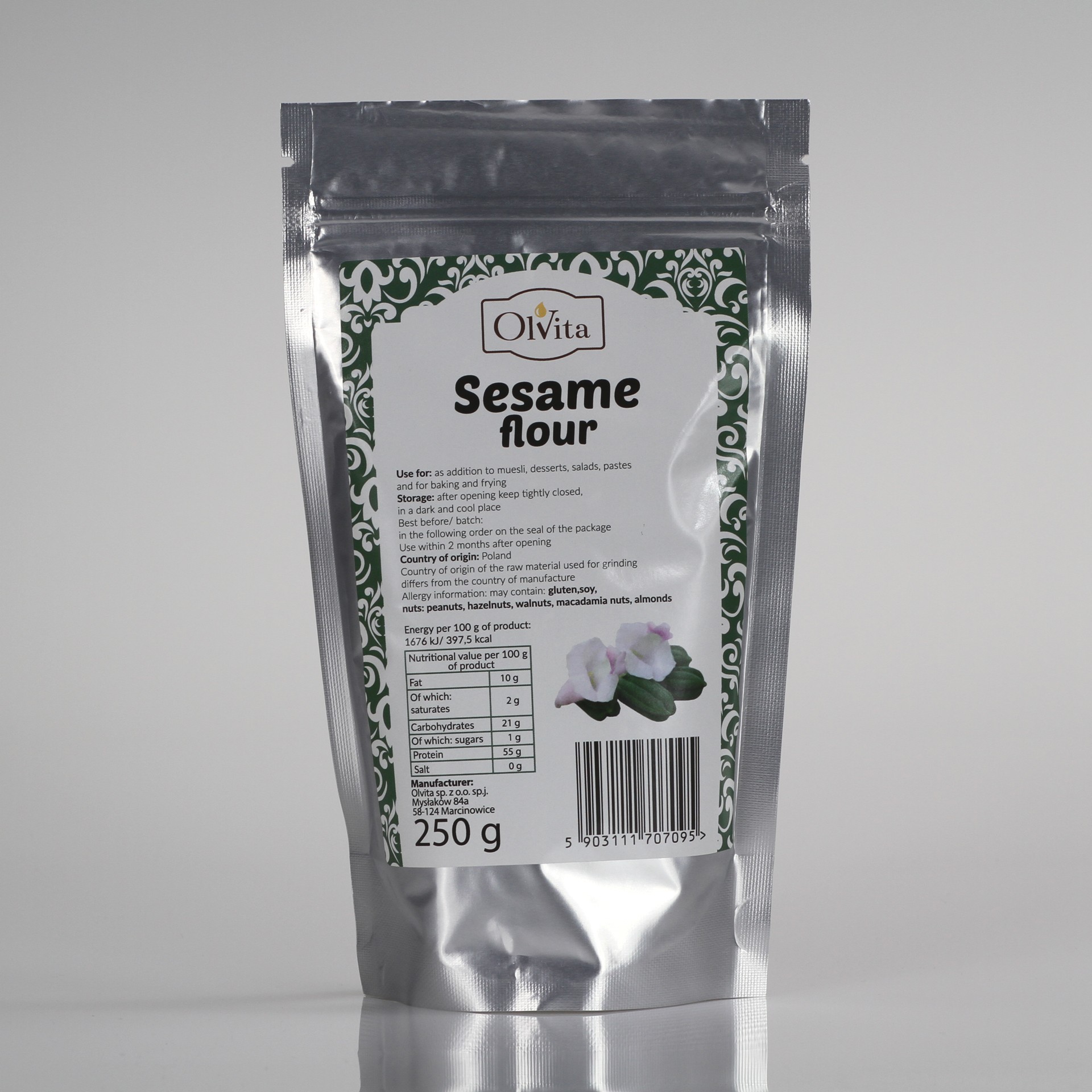 Sesame Flour - Premium, Ol'Vita 250g