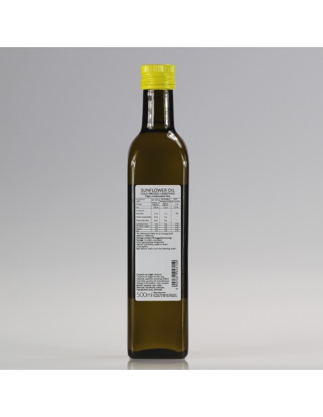Olej słonecznikowy zimnotłoczony nieoczyszczony Ol'Vita 500ml i 1000 ml