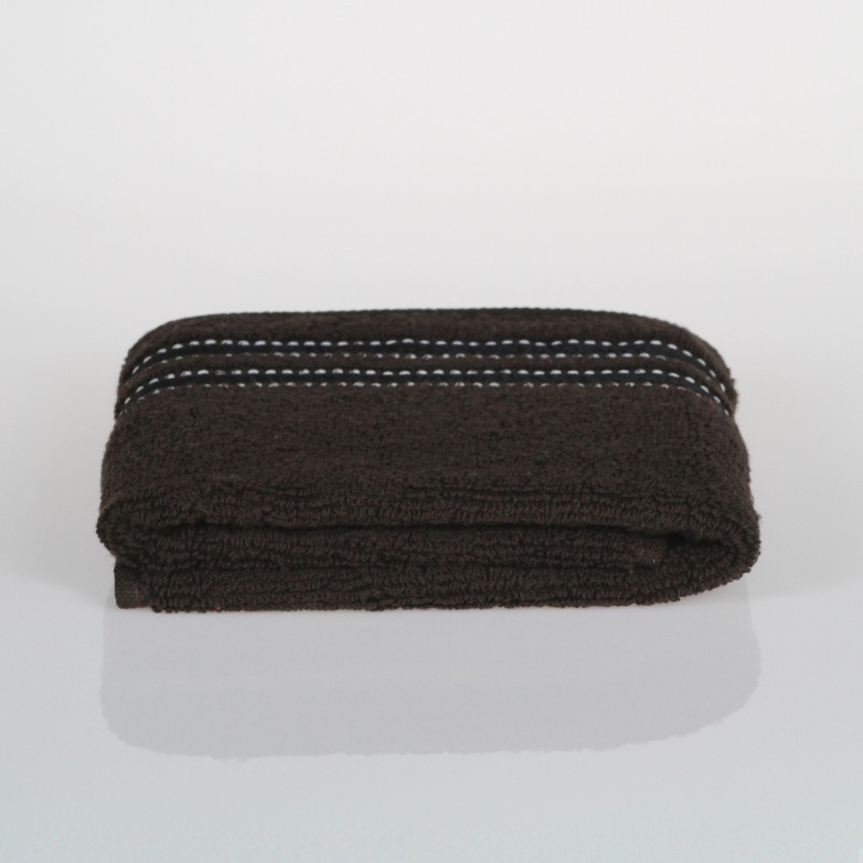 Face Cloth, Hand and Bath Towel 100% Cotton, Ecru, Burgundy, Olive, Chocolate - Porto 500 GSM - Polish Product