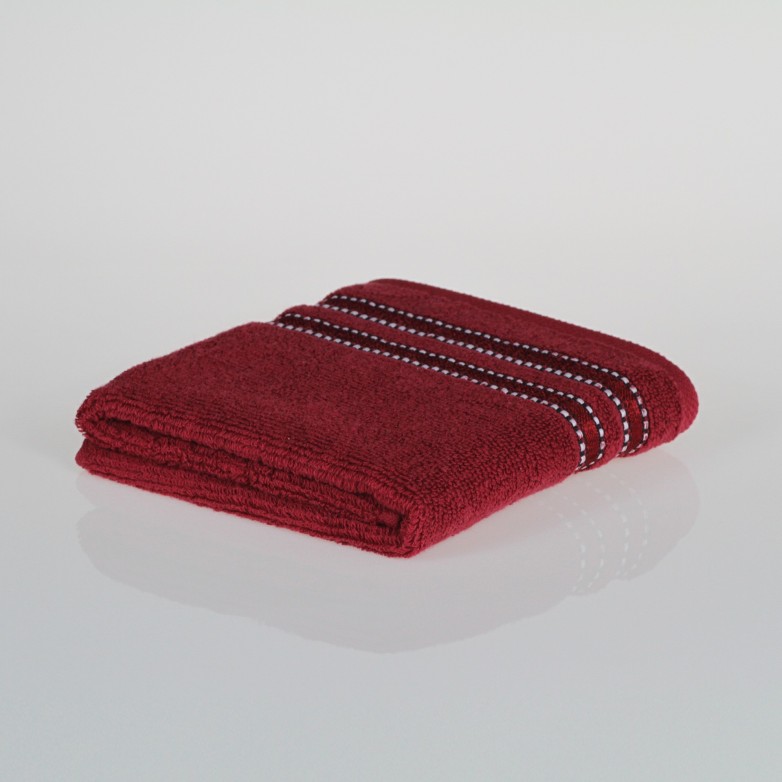 Face Cloth, Hand and Bath Towel 100% Cotton, Ecru, Burgundy, Olive, Chocolate - Porto 500 GSM - Polish Product