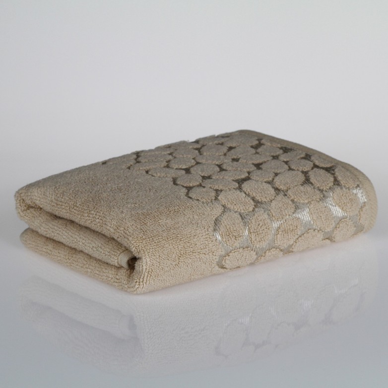 Hand and Bath Towel 100% Cotton, Red, Chocolate, Ecru, Silver, Cappucino, Dark Blue - Gobi 480 GSM - Polish Product