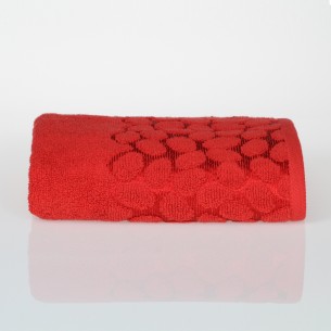 Ręcznik do rąk oraz kąpielowy - 100% Bawełna - Czerwony - Czekoladowy, Ecru, Srebrny, Cappucino, Ciemny Niebieski - Gobi 480 GSM 2