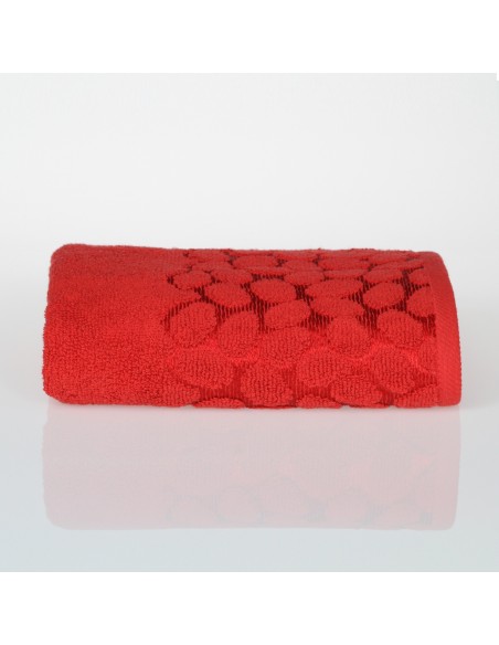 Ręcznik do rąk oraz kąpielowy - 100% Bawełna - Czerwony - Czekoladowy, Ecru, Srebrny, Cappucino, Ciemny Niebieski - Gobi 480 GSM