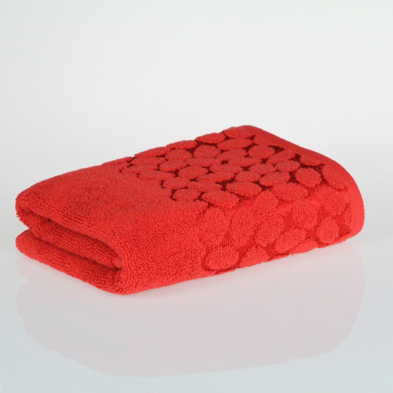 Ręcznik do rąk oraz kąpielowy - 100% Bawełna - Czerwony - Czekoladowy, Ecru, Srebrny, Cappucino, Ciemny Niebieski - Gobi 480 GSM