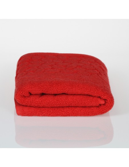 Ręcznik do rąk oraz kąpielowy - 100% Bawełna - Czerwony - Czekoladowy, Ecru, Srebrny, Cappucino, Ciemny Niebieski - Gobi 480 GSM