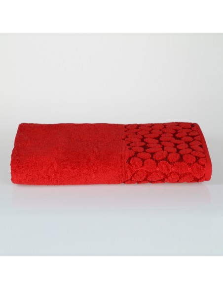 Ręcznik do rąk oraz kąpielowy - 100% Bawełna - Czerwony - Czekoladowy, Ecru, Srebrny, Cappucino, Ciemny Niebieski - Gobi 480 GSM