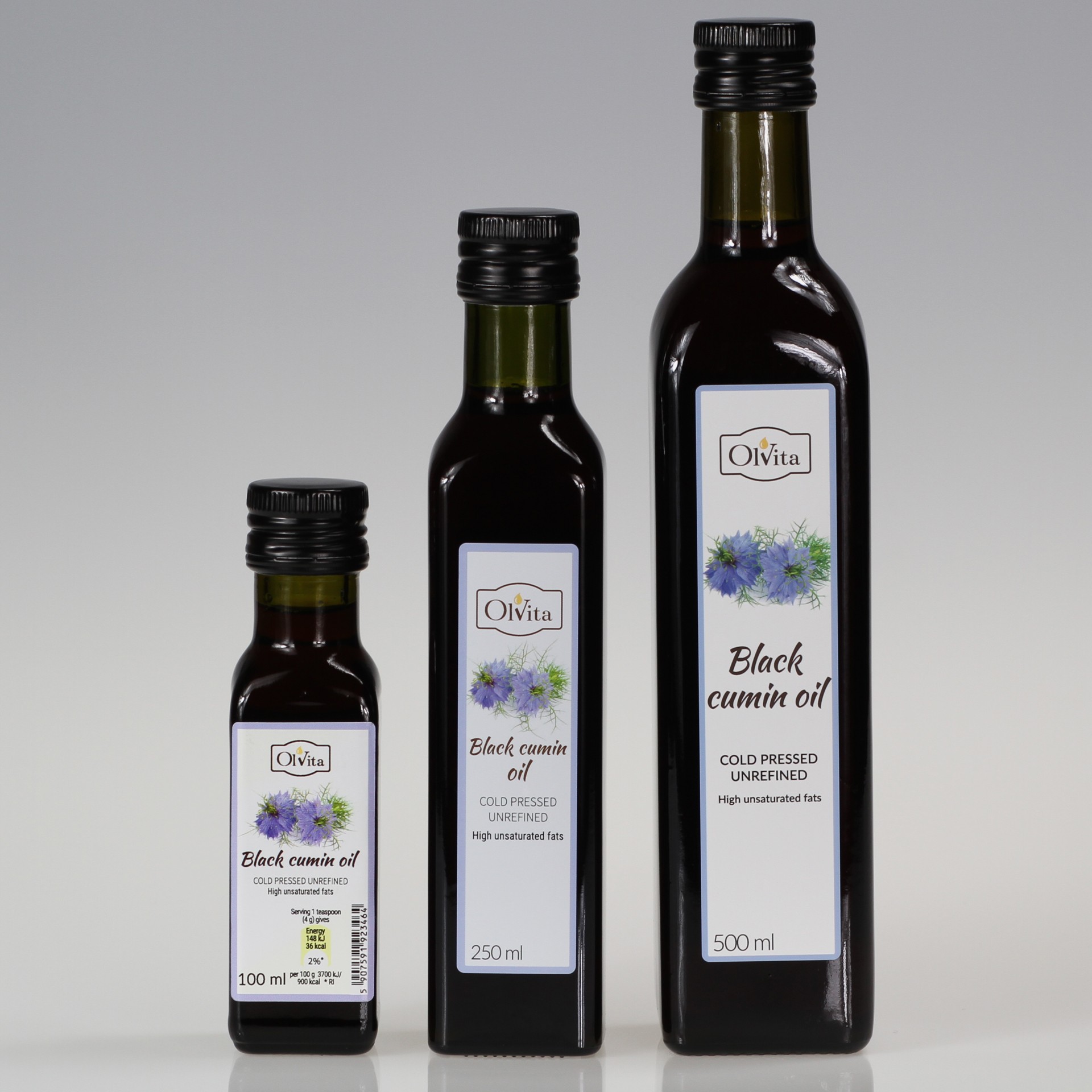 Black cumin / black seed oil (Nigella sativa),...