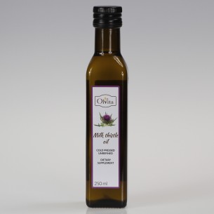 Olej z ostropestu zimnotłoczony nieoczyszczony, Suplement Diety Ol'Vita 250 i 500 ml 2