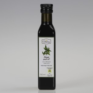 Olej konopny zimnotłoczony nieoczyszczony Ol'Vita 250 ml