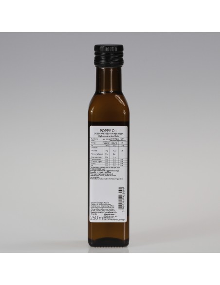 Poppy Seed Oil cold pressed and crude Ol'Vita 250 ml
