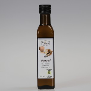 Olej Makowy zimnotłoczony nieoczyszczony Ol'Vita 250 ml