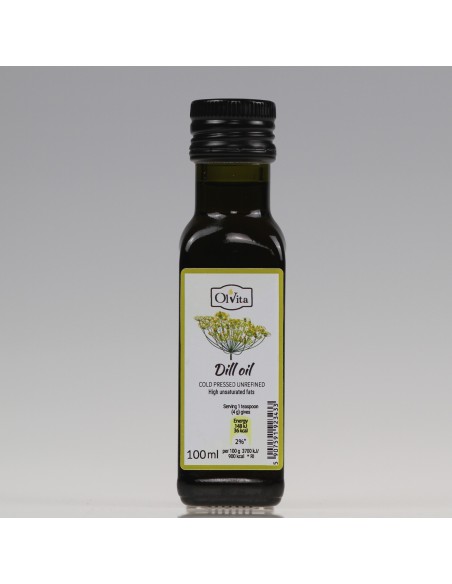 Dill Oil - Cold Pressed, Unrefined, Ol'Vita 100ml