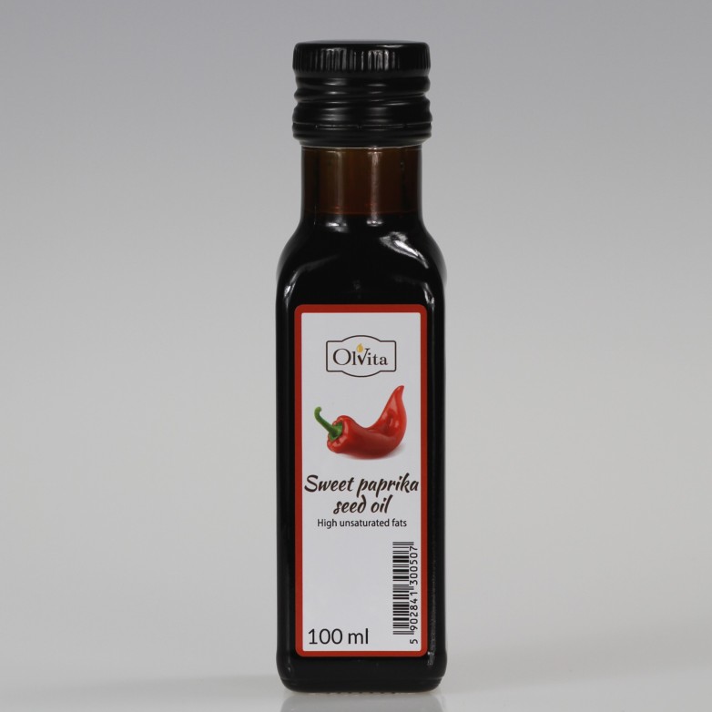 Sweet paprika seed oil, cold-pressed and crude Ol’Vita