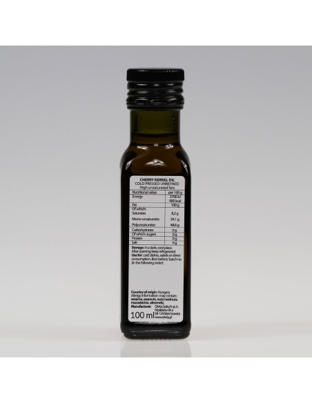 Cherry Kernel Oil - Cold Pressed Unrefined - Ol'Vita 100 ml