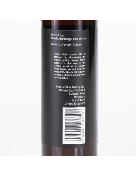 Olej z czarnuszki zimnotłoczony (Nigella Sativa) - Premium - Purillo