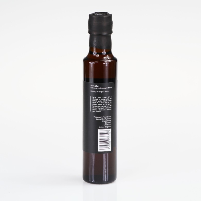 Olej z czarnuszki zimnotłoczony (Nigella Sativa) - Premium - Purillo