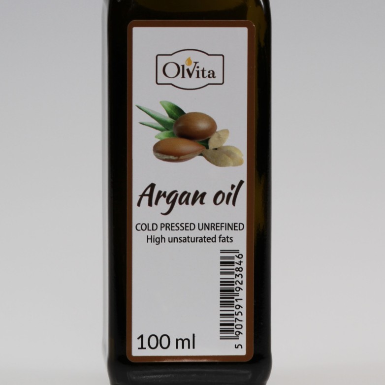 Olej arganowy zimnotłoczony nieoczyszczony Ol'Vita 100 ml