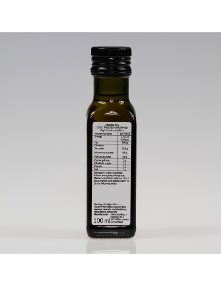 Argan oil, cold-pressed and crude Ol’Vita 100 ml