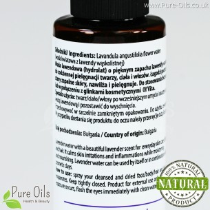 Woda Lawendowa - Naturalny kosmetyk organiczny, Ol'Vita 100 ml 2