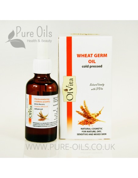 Wheat Germ Oil, Cold-Pressed, Cosmetic, Ol'Vita 50ml 