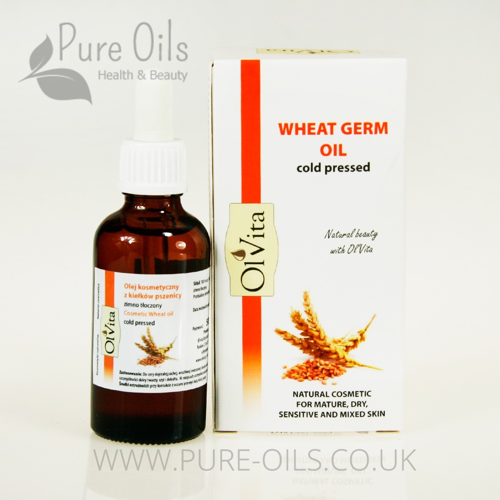 Wheat Germ Oil, Cold-Pressed, Cosmetic, Ol'Vita 50ml 