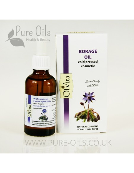 Borage Oil, Cosmetic, Cold-Pressed, Ol'Vita 50 ml