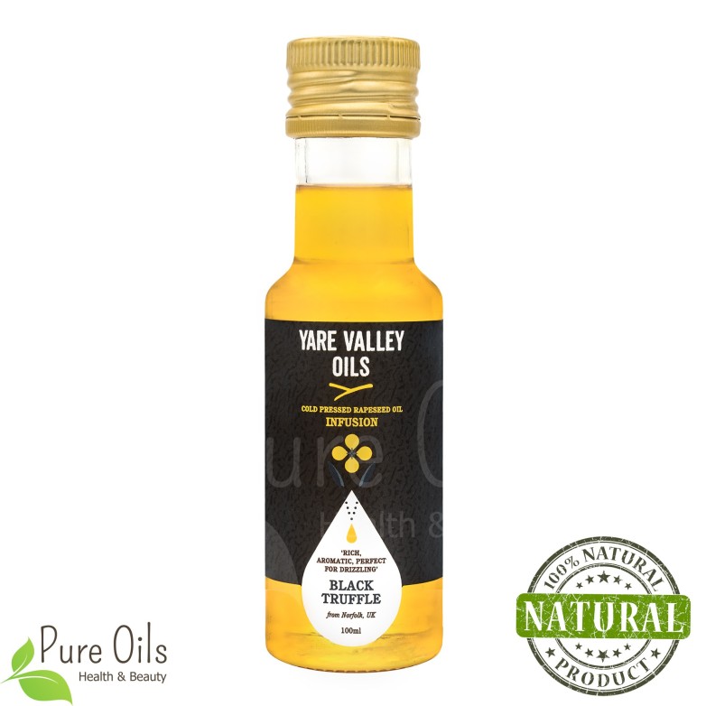 Black Truffle Rapeseed Oil, Cold Pressed, Yare Valley