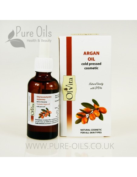 Argan Oil, Cosmetic, Cold-Pressed, Ol'Vita 50 ml