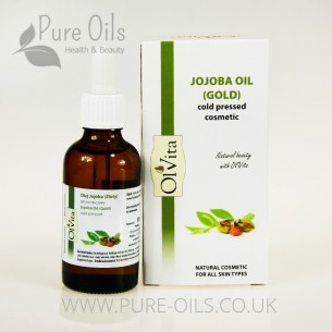 Olej Jojoba (złoty), Kosmetyczny, Zimnotłoczony, Ol'Vita 50 ml